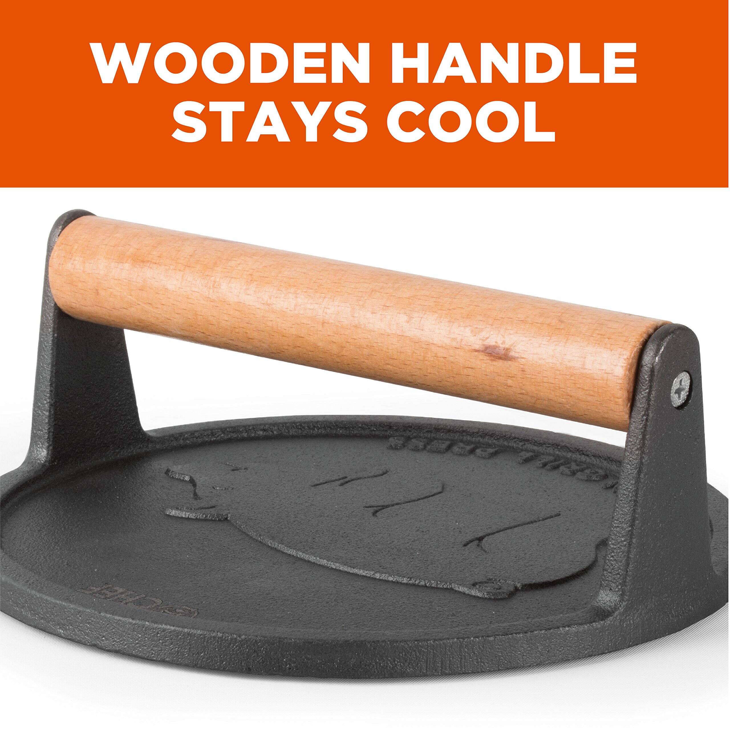 WOODEN HANDLE STAYS COOL