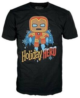 Funko - BOXED TEE: Marvel Holiday- GB Iron Man - M - APPAREL - Multicolor