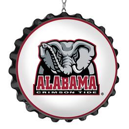 The Fan-Brand - Alabama Crimson Tide Mascot Bottle Cap Dangler - White