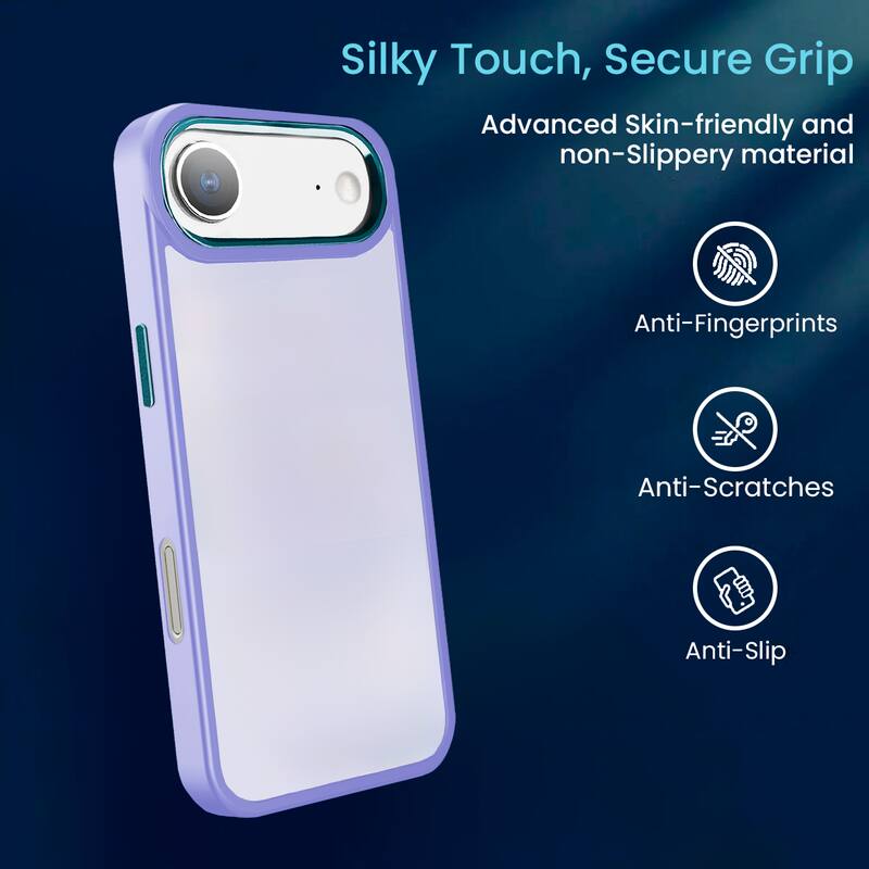 Silky Touch, Secure Grip

Advanced Skin-friendly and non-Slippery material

- Anti-Fingerprints
- Anti-Scratches
- Anti-Slip