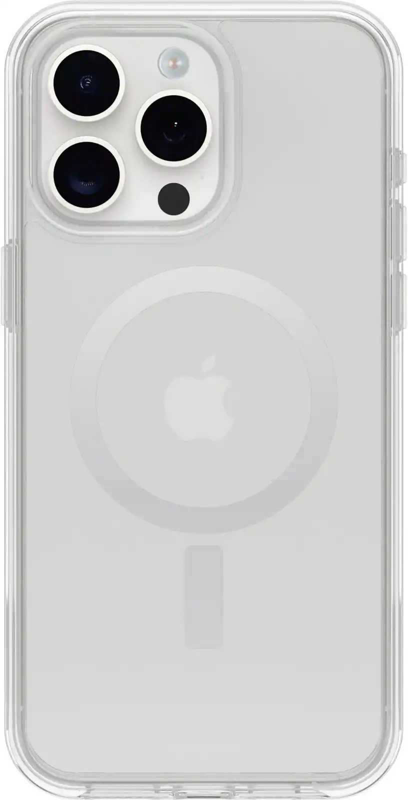 OtterBox - Symmetry Series Hard Shell for MagSafe for Apple iPhone 15 Pro Max - Clear