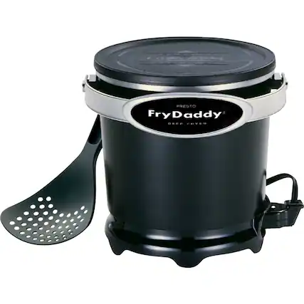 Angle. Presto - FryDaddy® electric deep fryer - Black.