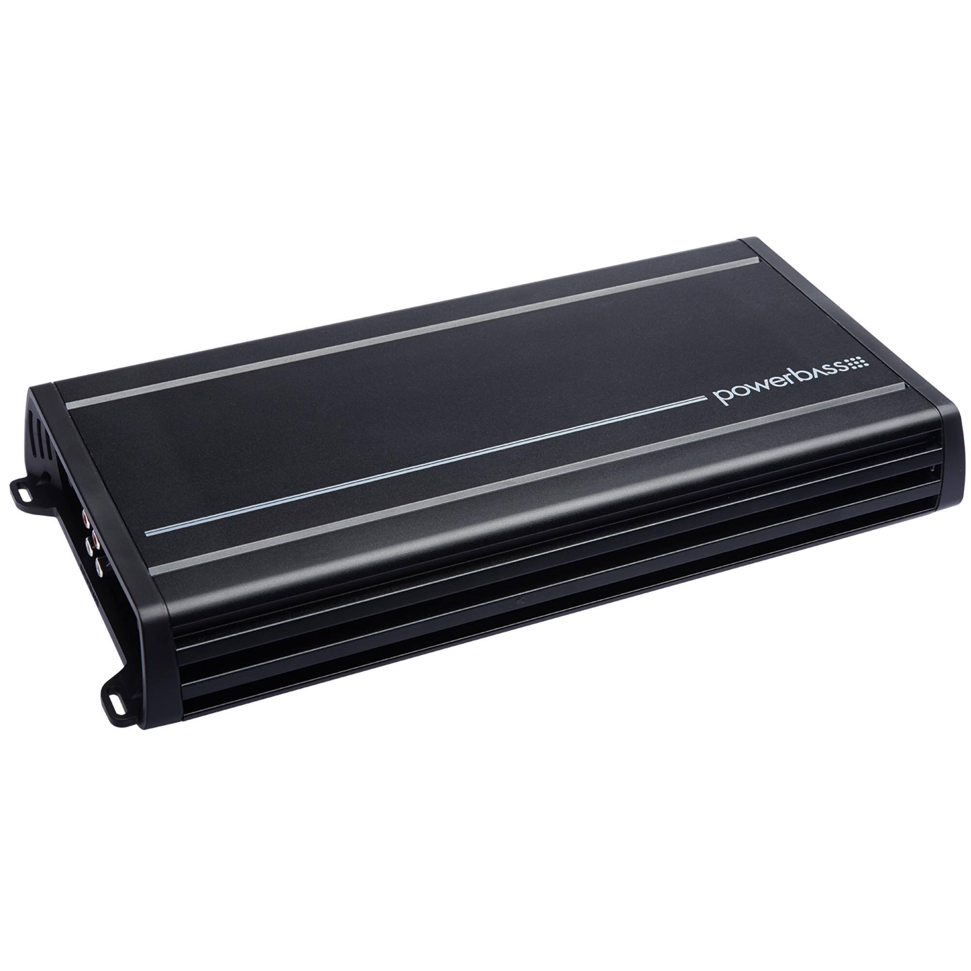 Front. Powerbass - PowerBass ACS-4090 - 90 Watt x 4 @ 2-Ohm Amplifier - Black/Gray.