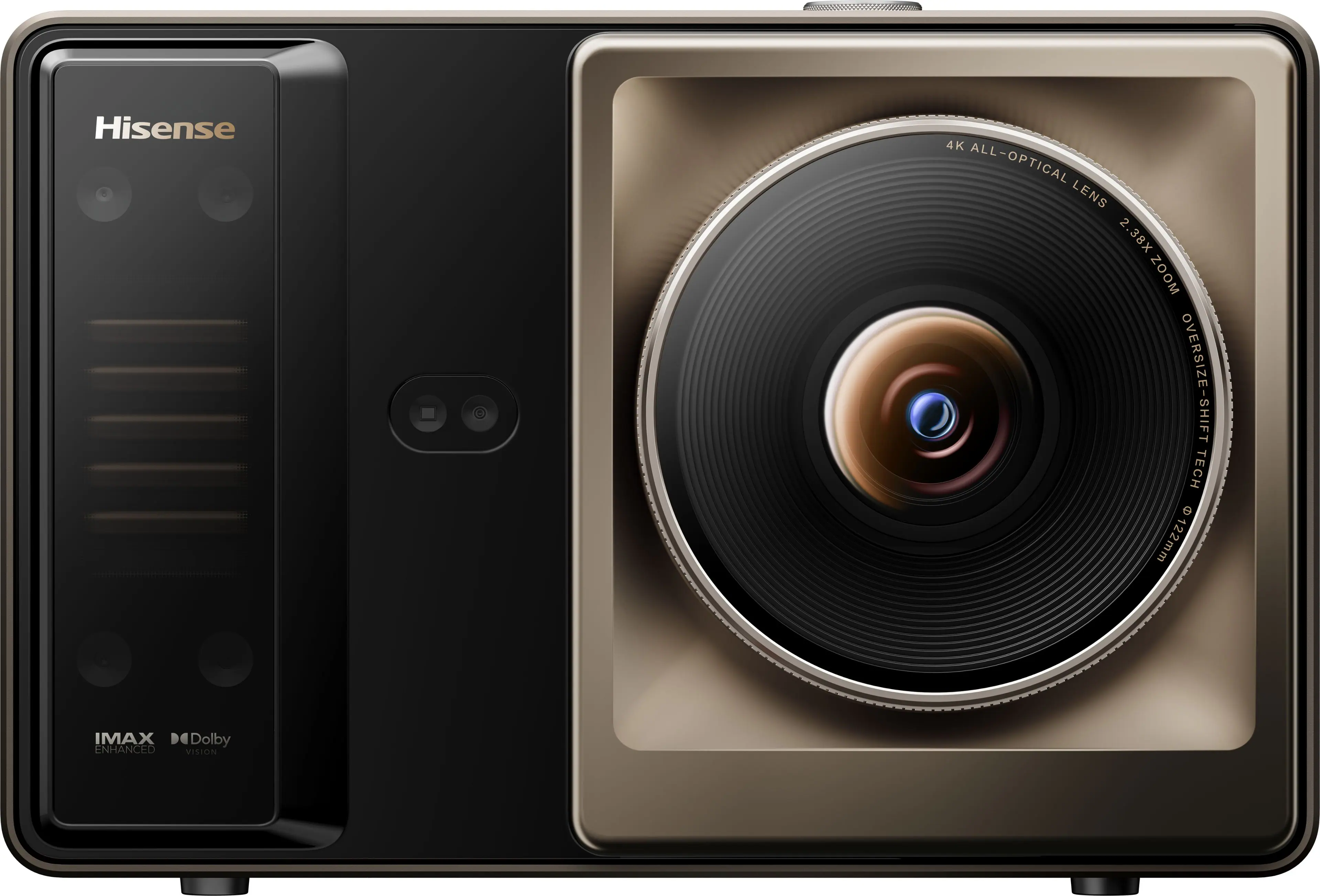 Hisense 4K ALL-OPTICAL LENS 2.38X ZOOM OVERSIZE-SHIFT TECH 122mm IMAX ENHANCED Dolby VISION