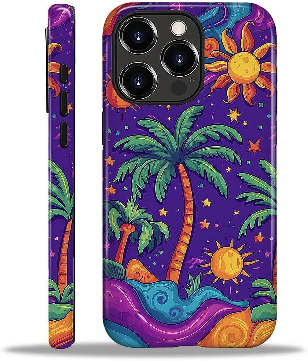 Palm Trees Stars Sun