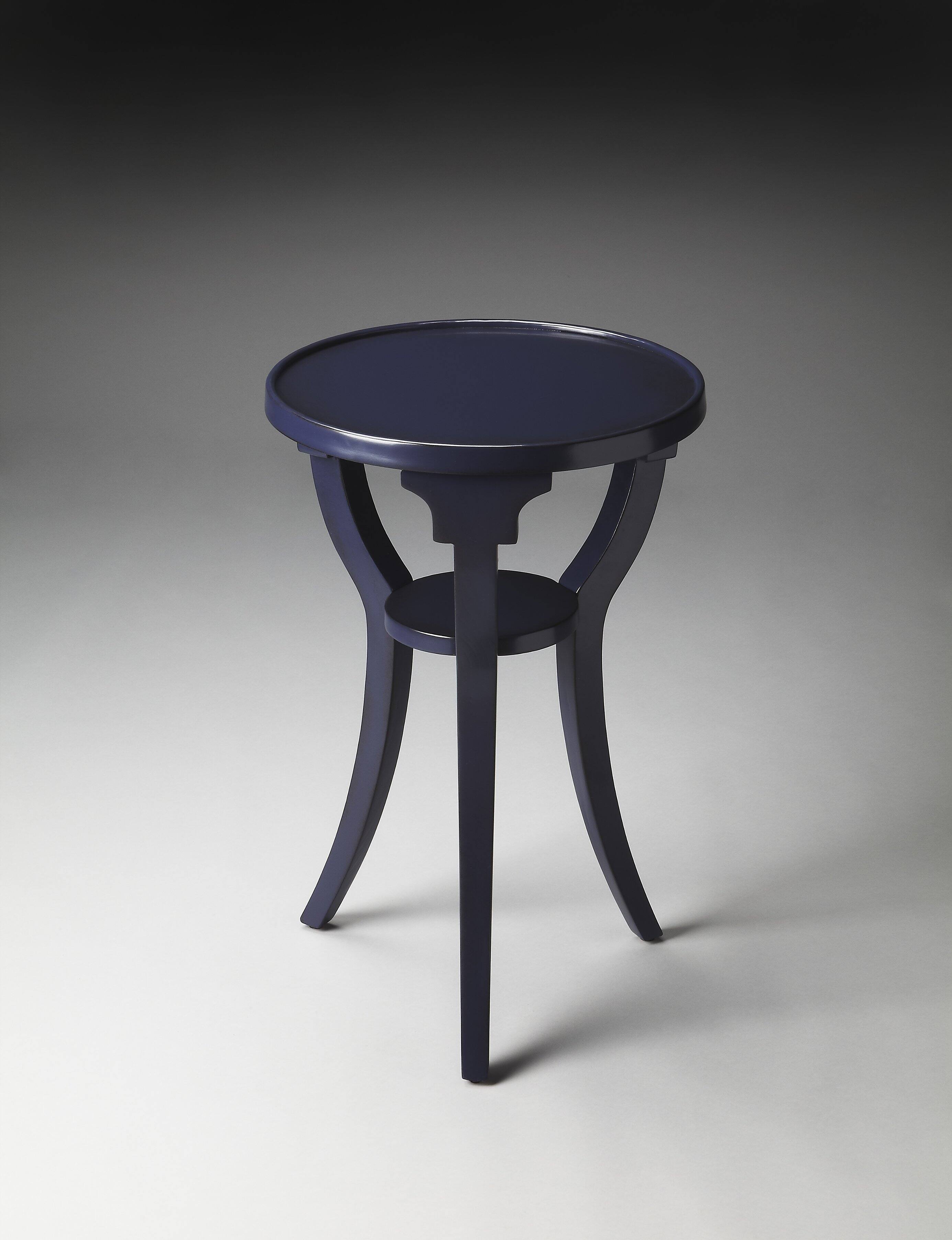 Alt View 1. Butler Specialty - Dalton Round 15.75"W Side Table - Blue.