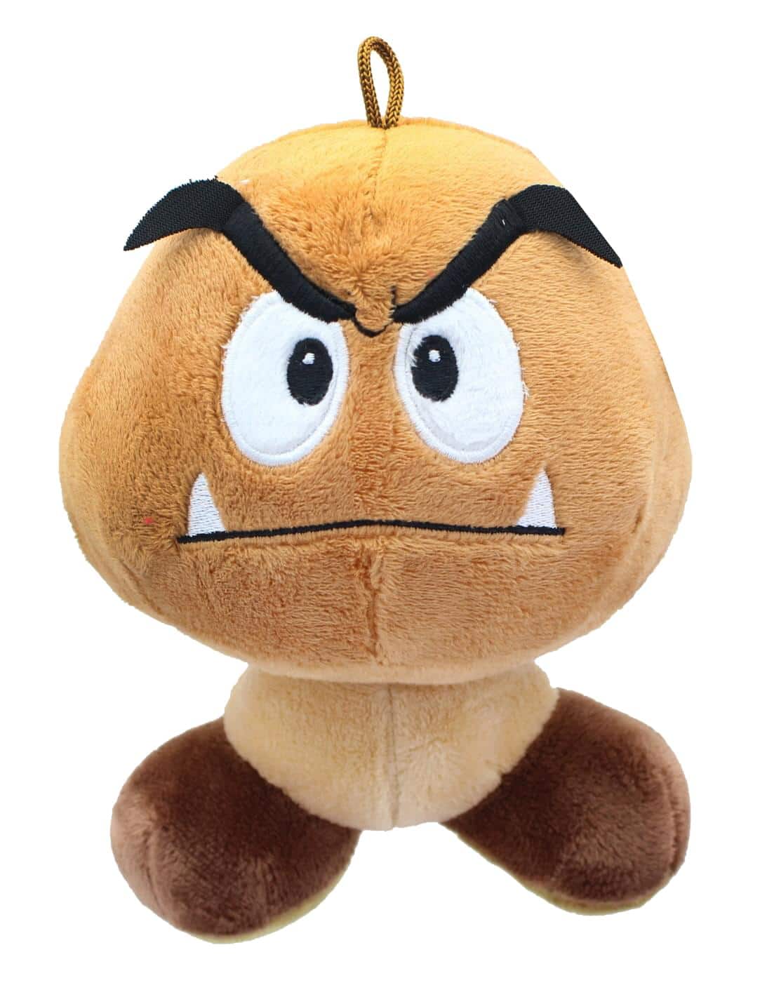 Basic Fun - Super Mario Bros 8 Inch Villains Plush | Goomba - Brown