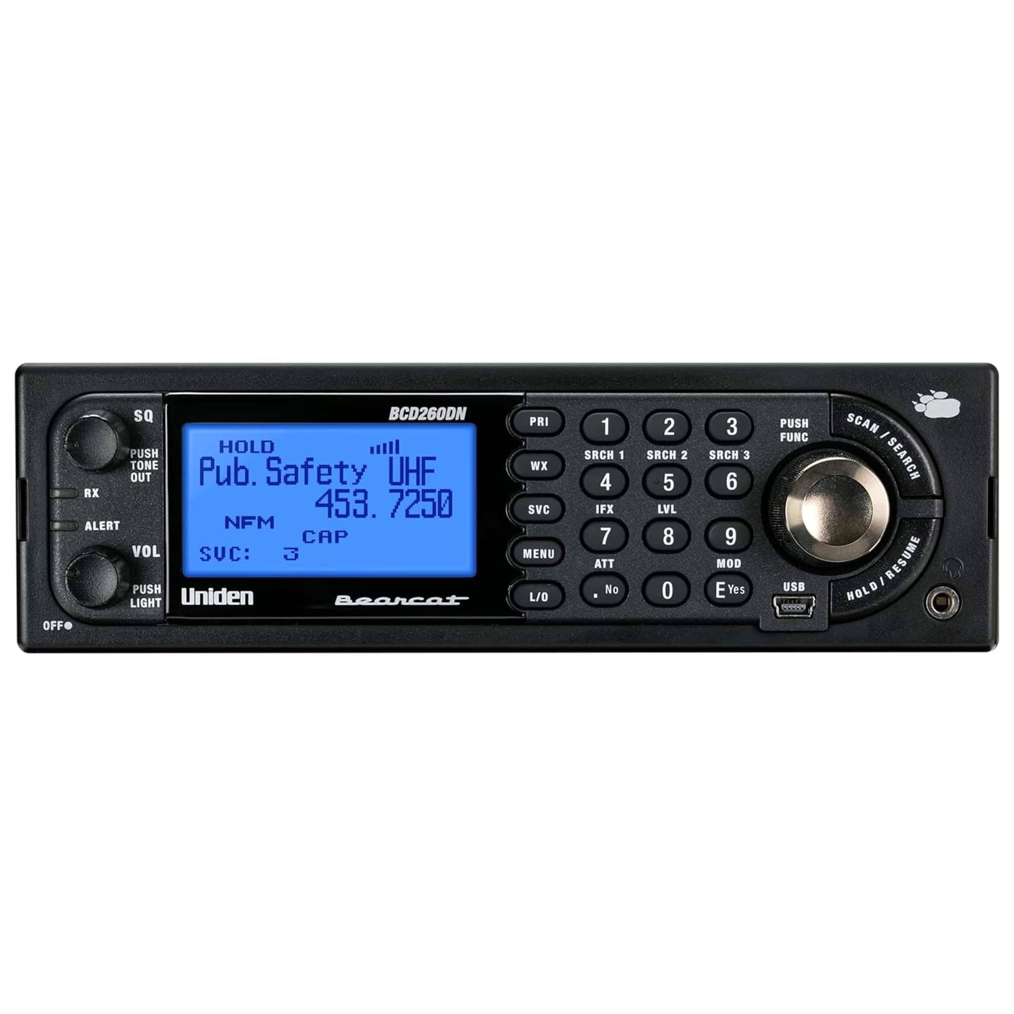 Uniden - Bearcat BCD260DN Base/Mobile Digital Scanner - Black