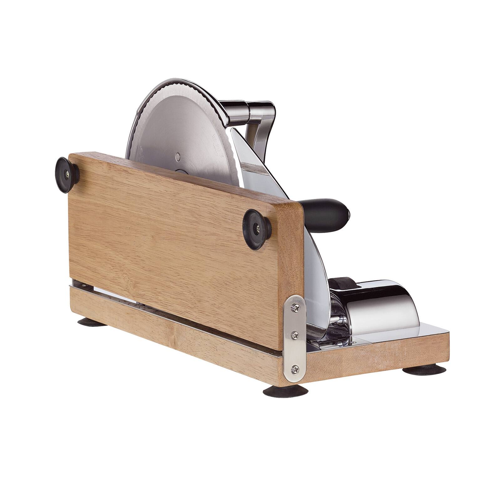 Alt View 2. Zassenhaus - Vintage Bread Slicer, Hand Crank Home Bread Slicer - Chrome.