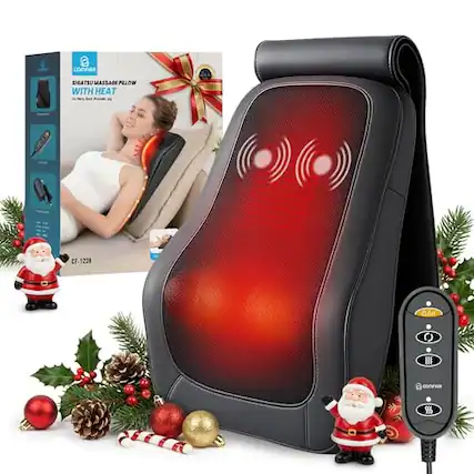 comfIce SHEA TSU MASSAGE PILLOW WITH HEAT CF-1228 Oh COnVM S55