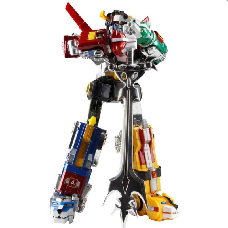 Front. Toynami - Voltron 30th Anniversary Collector's Set.