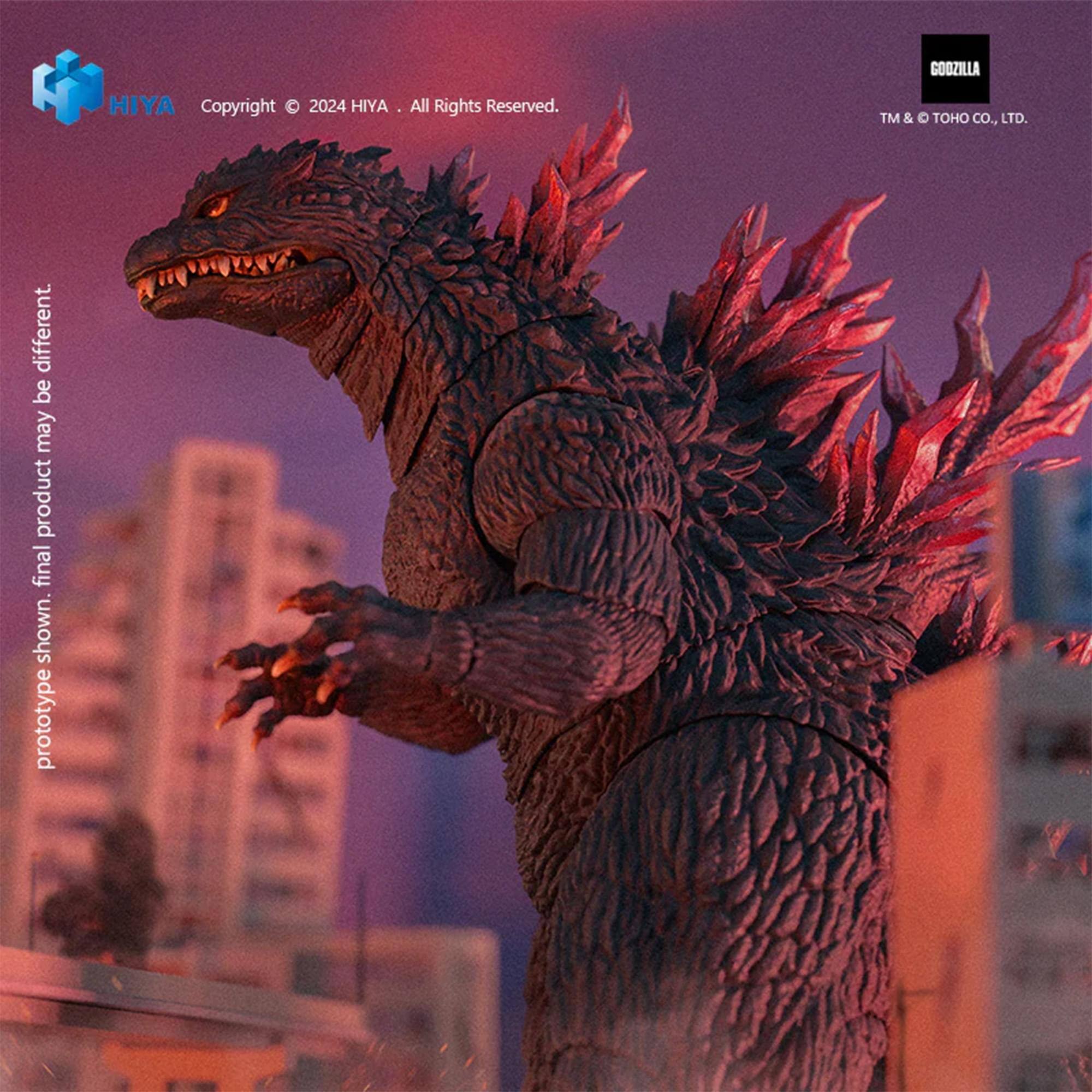 GOOZILLA  
HIYA  
Copyright © 2024 HIYA. All Rights Reserved.  
TM & TOHO CO., LTD.  
prototype shown. final product may be different.