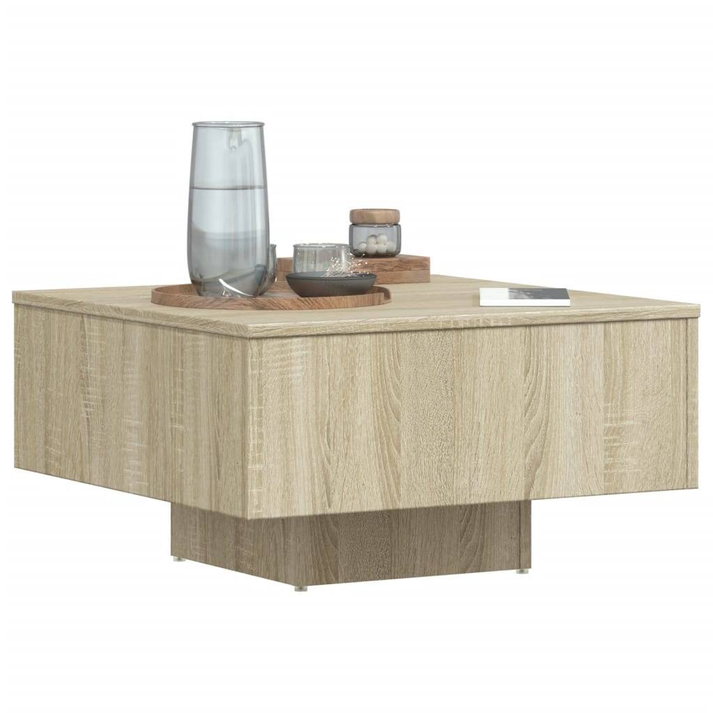 Alt View 4. Boyel Living - 23.6 x 23.6 x 12.4 in. Coffee Table Beige Engineered Wood Medium Durable - Beige.
