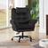 Alt View 3. Bestier - Office Cross-Legged Chair with Ergonomic Headrest, Flip-up Armrest & Adjustable Backrset for Home Office - Black.