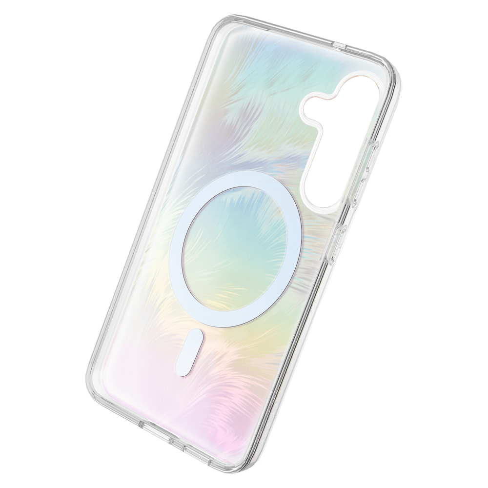 Alt View 5. Prodigee - prodigee - Pampas Case for Samsung Galaxy S25 FE - Ice - Multicolor.