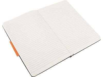 Alt View 3. Moleskine - Classic 1-Subject Professional Notebook, 7.5" x 10", Narrow Ruled, 96 Sheets - Black.