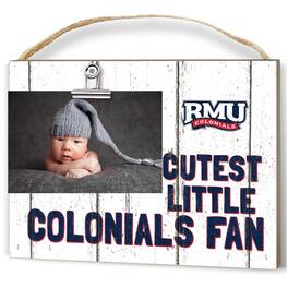 Jardine - Robert Morris Colonials 8'' x 10'' Cutest Little Weathered Logo Clip Photo Frame - White