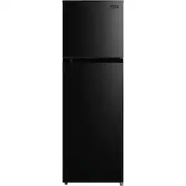 Frigidaire - 10 Cu. Ft. Garage Ready Top Freezer Apartment-Size Refrigerator - Black