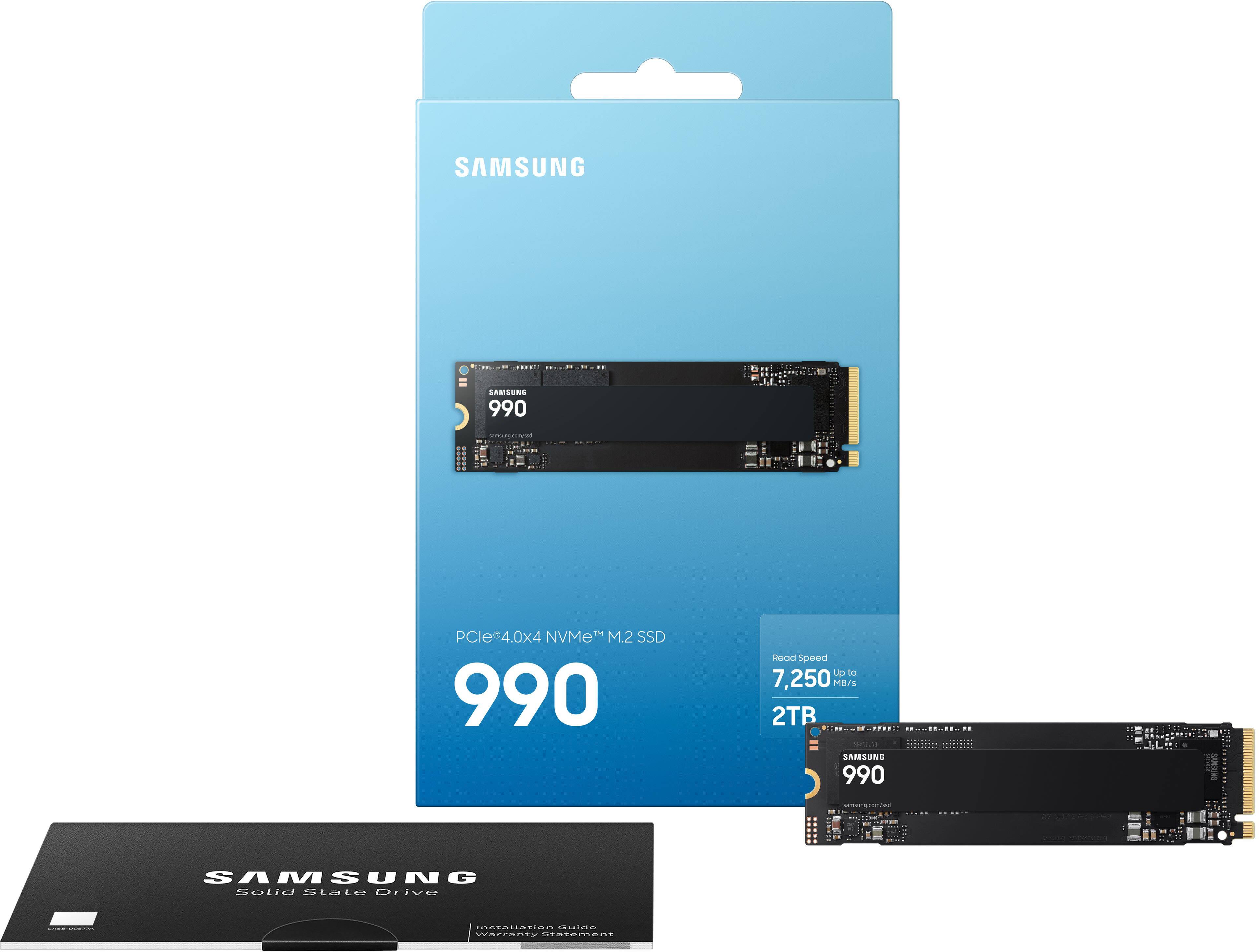 SAMSUNG 990 PCIe4.0x4 NVMe M.2 SSD 990 Head Speed UP to 7,250 MB/s 2TB - SAMSUNG 990 C SAMSUNG Solid State Drive