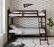 Left. Storkcraft - Long Horn Solid Hardwood Twin Bunk Bed - Espresso.