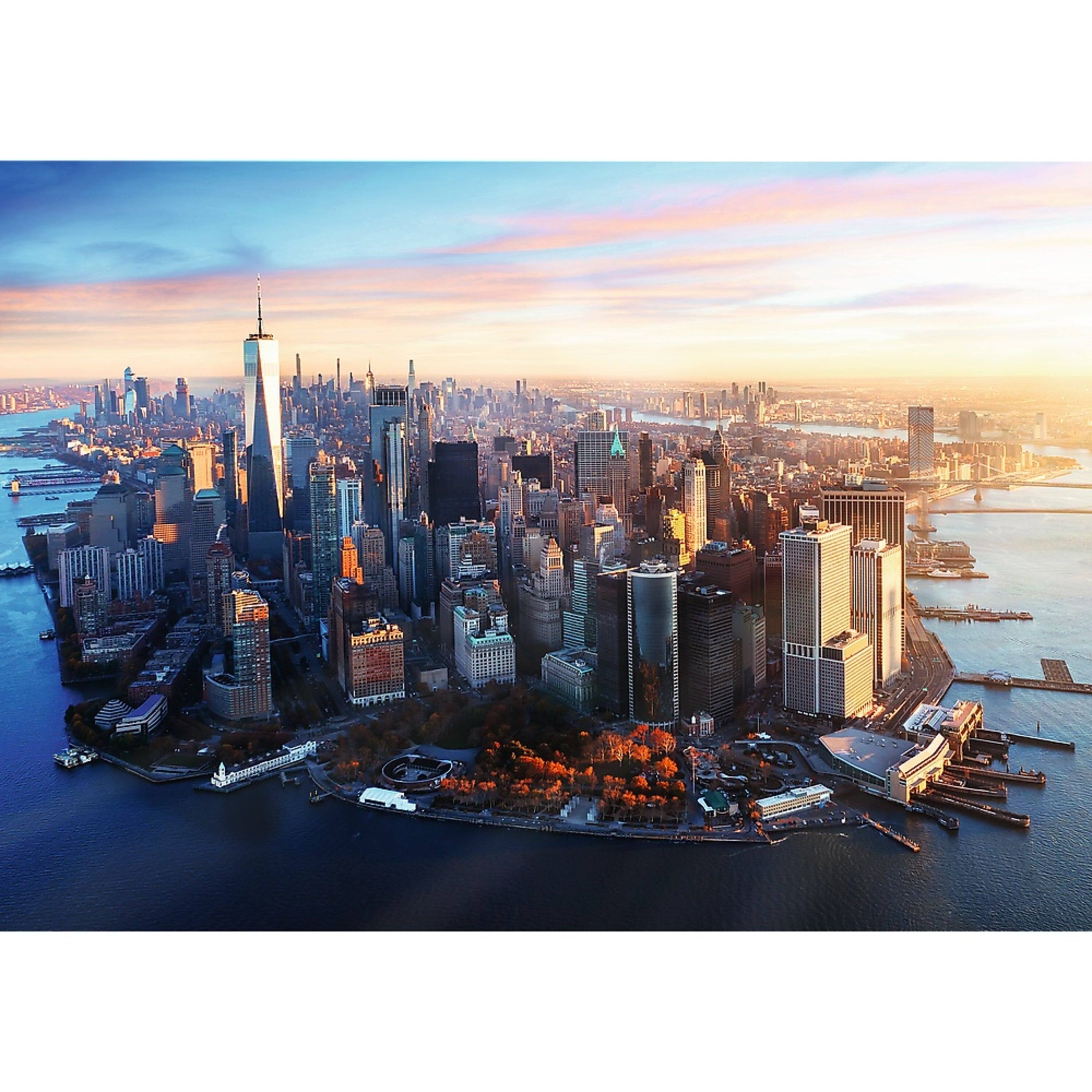 Alt View 1. Trefl - Trefl Premium Plus 1000 Piece Puzzle - Manhattan, New York.