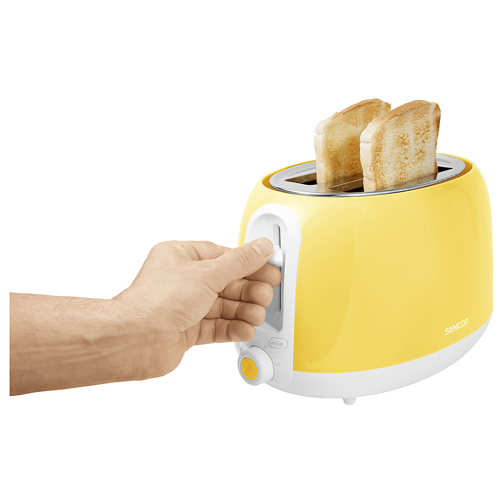 Canary Yellow Two-Slice Toaster