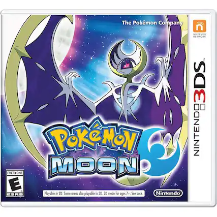 Front. Nintendo - Pokémon Moon. - E (Everyone)