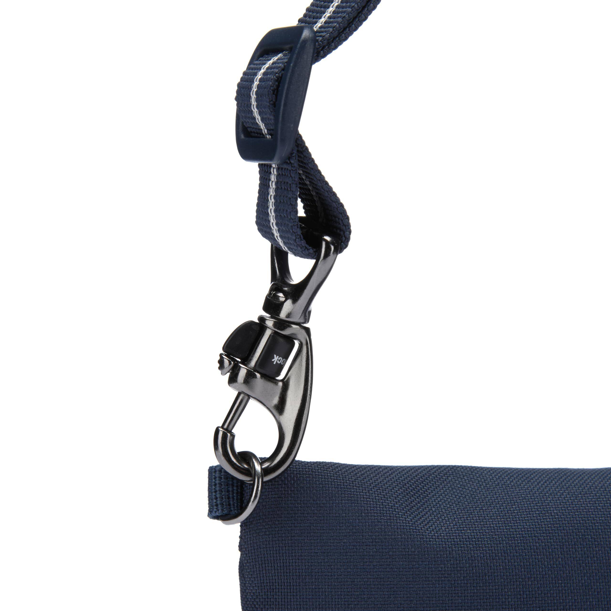 Alt View 3. Pacsafe - GO Crossbody Pouch (Coastal Blue) - Coastal Blue.