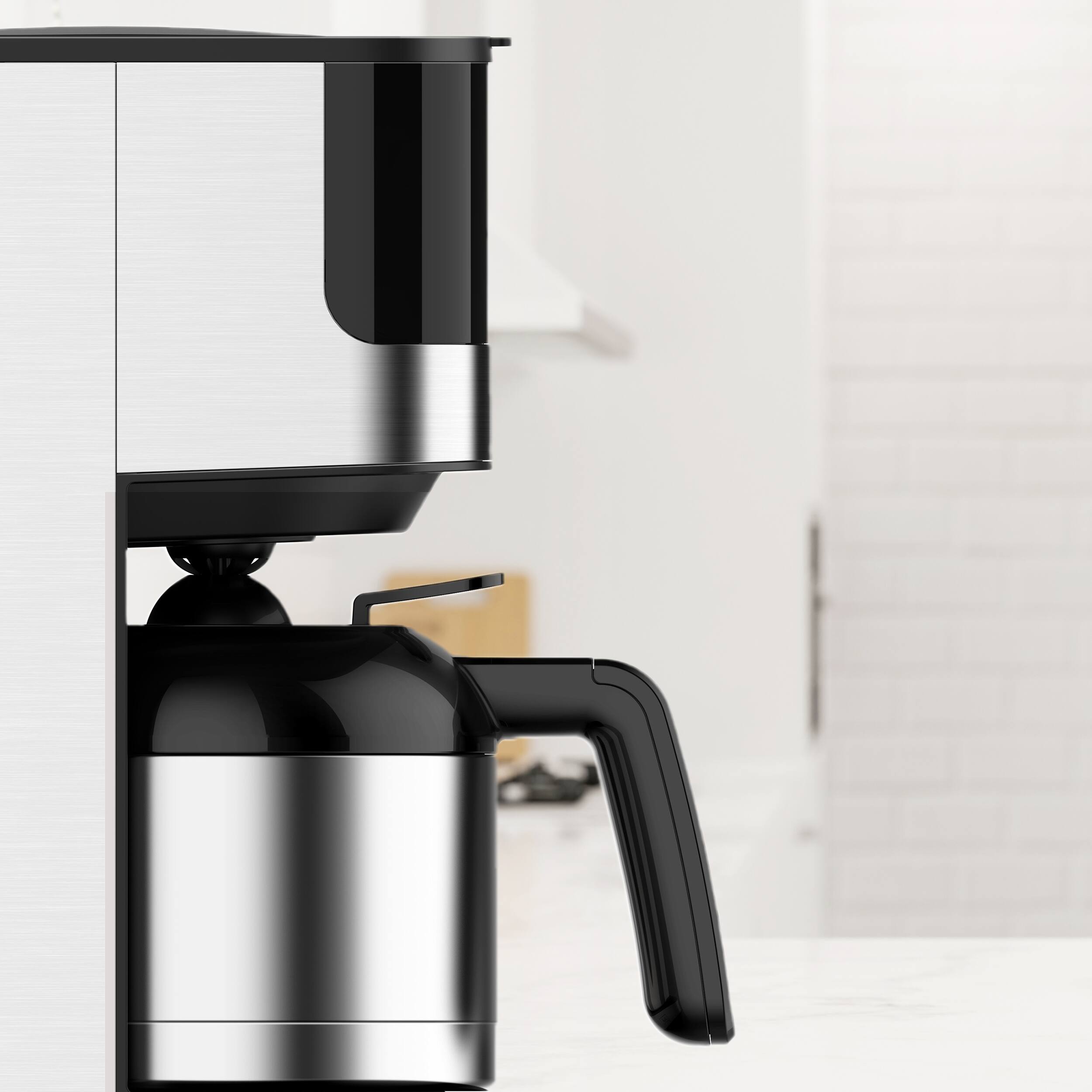 Alt View 10. Melitta - Aroma Tocco 8-Cup Drip Coffee Maker with Thermal Carafe and Touch Control Display - Black.