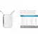 Alt View 14. D-Link - N300 Wi-Fi Range Extender - White.
