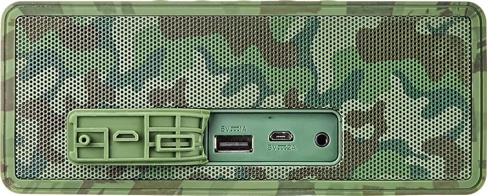 Best Buy: Insignia™ Portable Bluetooth Speaker with Powerbank Camo