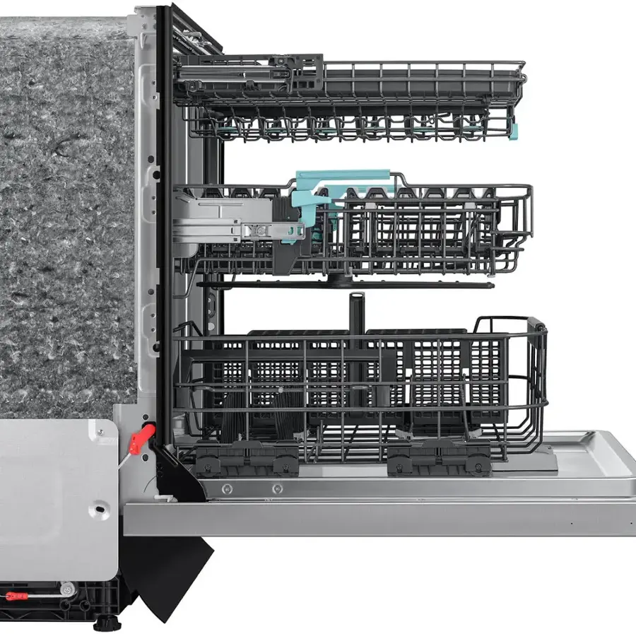 Alt View 19. Samsung - 24” Smart Dry with AutoRelease Door Built-In Stainless Steel Tub Dishwasher with 3rd Rack Washing System, 38dBA - Stainless Steel.