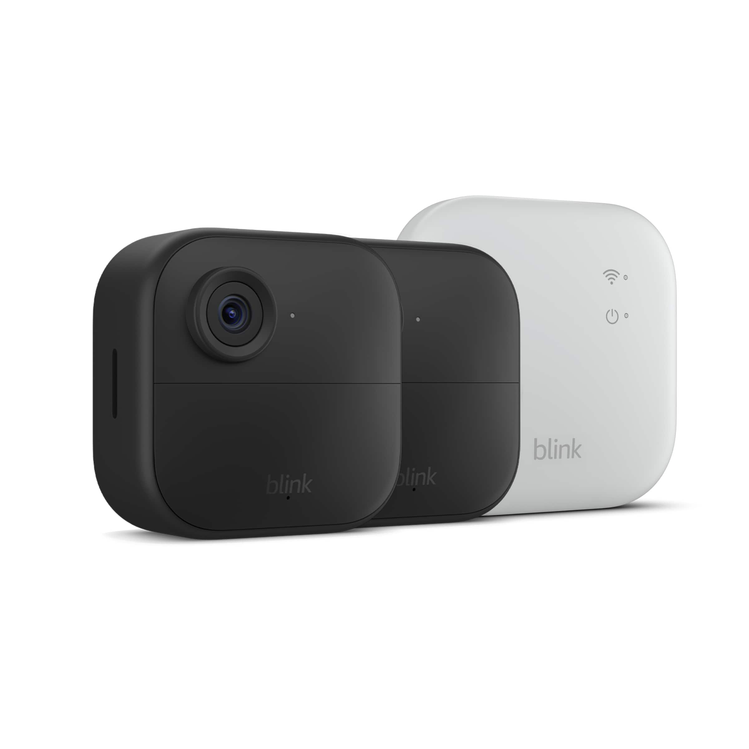 Blink - Outdoor 4 XR — Wireless security camera with extended range, up to 400 feet. Sync Module XR included — 2 Cameras - Black - Front_Zoom