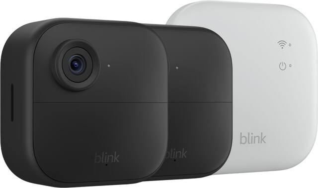 Blink - Outdoor 4 XR — Wireless security camera with extended range, up to 400 feet. Sync Module XR included — 2 Cameras - Black