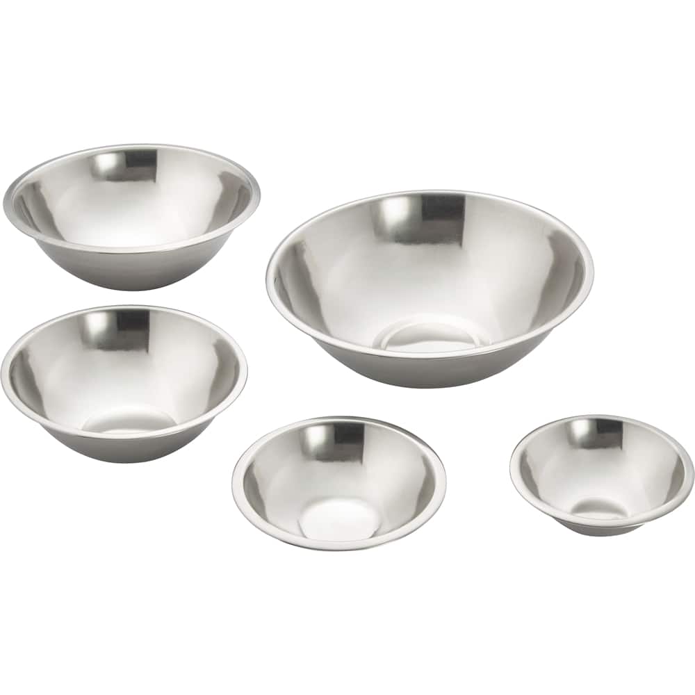 Angle. Cook Pro - 5-Piece Mixing Bowl - Stainless.