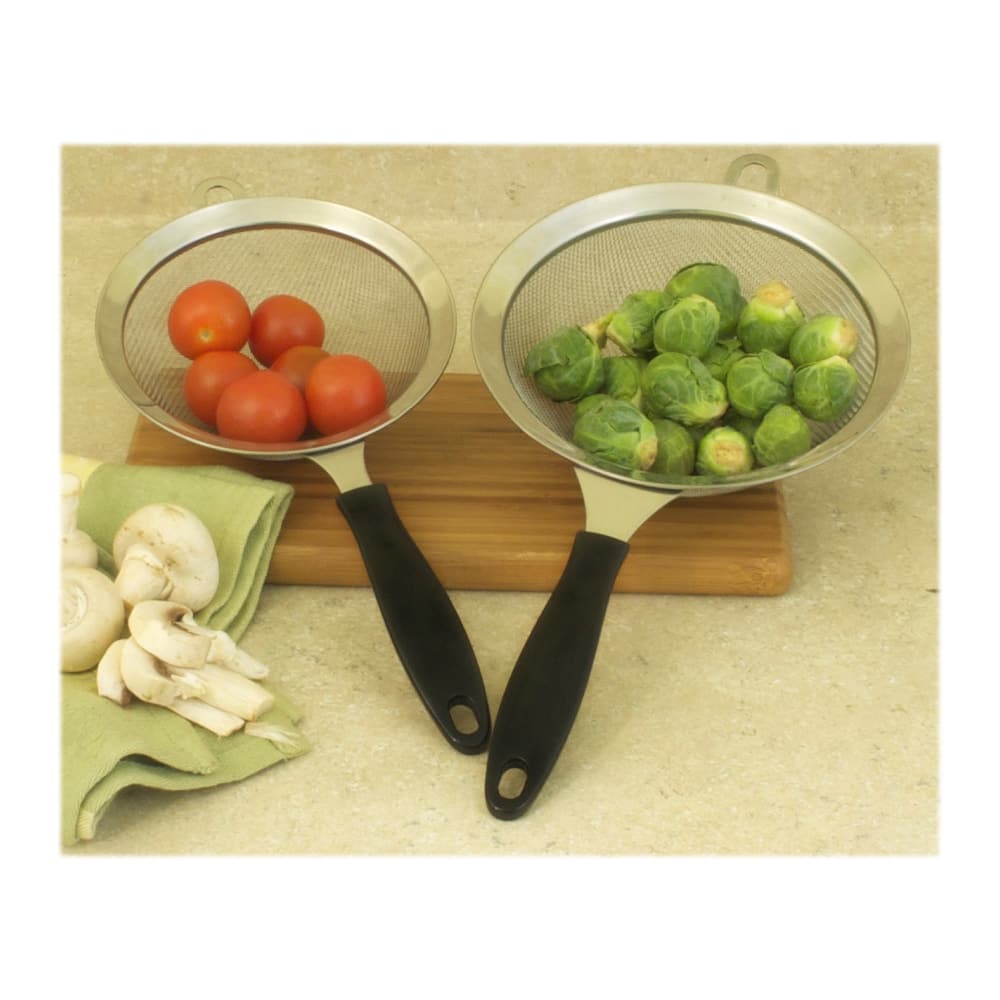 Angle. Cook Pro - 2-Piece Strainer Set - Stainless Steel.