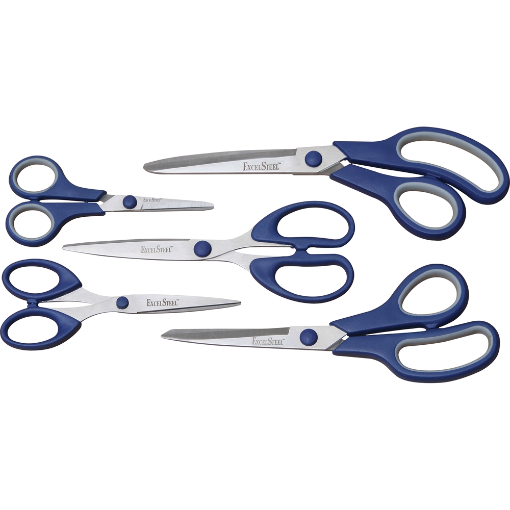 Best Buy: Cook Pro 5-Piece All-Purpose Kitchen Scissors Set Blue HWCP308