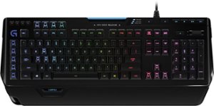 Logitech - Orion Spectrum G910 Full-size Wired Mechanical Romer-G Tactile Switch Gaming Keyboard with RGB Backlighting - Black - Front_Zoom