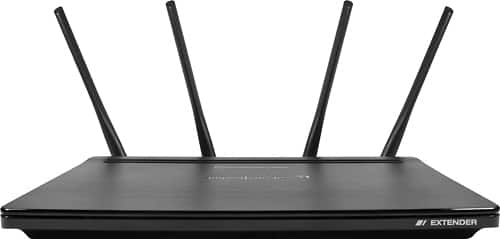 Amped Wireless - Athena-EX High Power AC2600 Wi-Fi Range Extender - Black - Larger Front