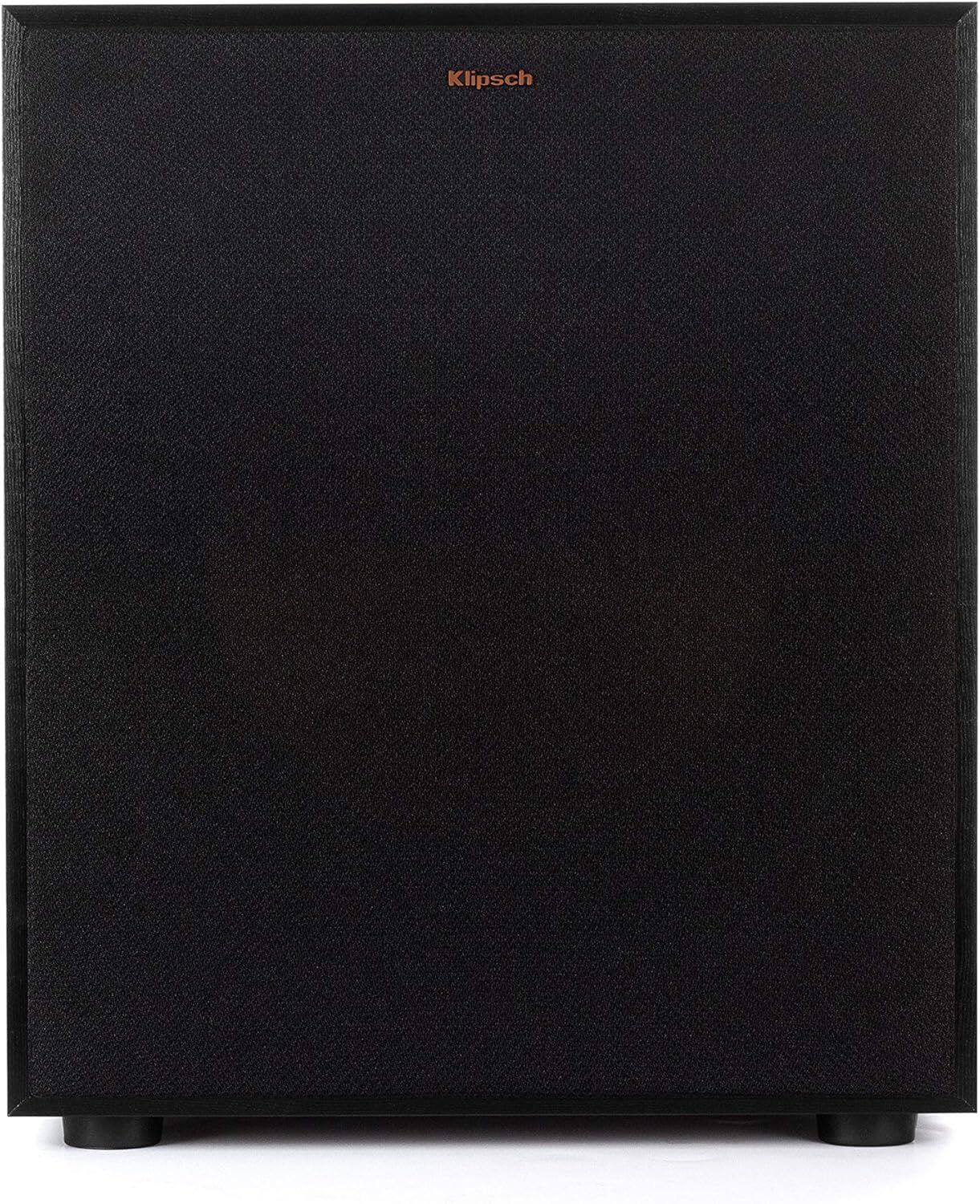 Back. Klipsch - Klipsch R-120SW 200 Watt Subwoofer Pair (2018) - Black Vinyl.