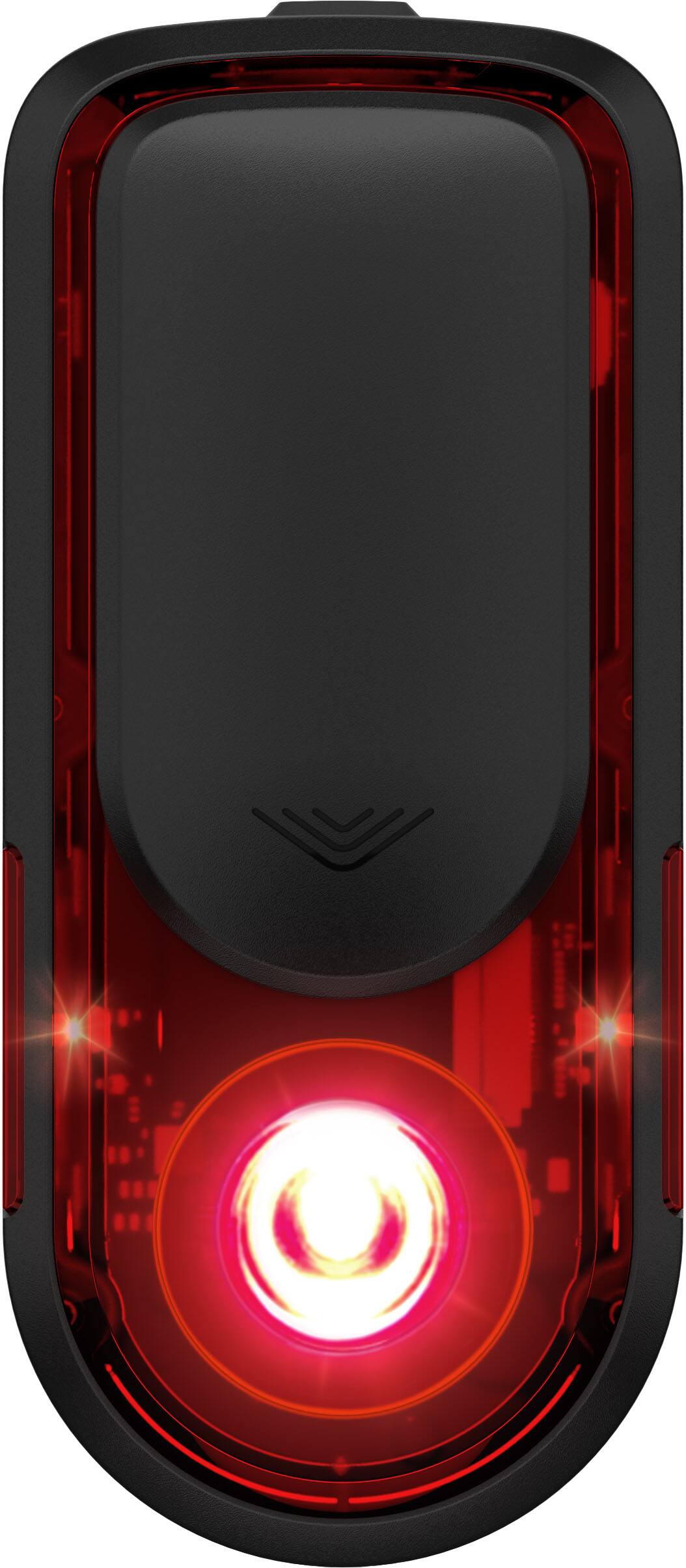 Front. Garmin - Varia RearVue 820 Radar Tail Light - Black.