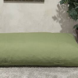 GOODSILO - Water Resistant Lounger Bean Bag Chair with Removable Cover and High-Density Foam Filling - Green
