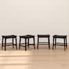 Front. Plank+Beam - Smythe Stool Chair Height, (18in) - 4 pack, Black - Black.