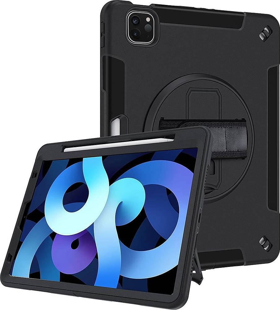 Alt View 13. SaharaCase - Raider Series Heavy-Duty Hand Strap Case for Apple iPad Air 10.9" (4th and 5th Gen) and iPad Air 11" (M2 2024 & M3 2025) - Black.