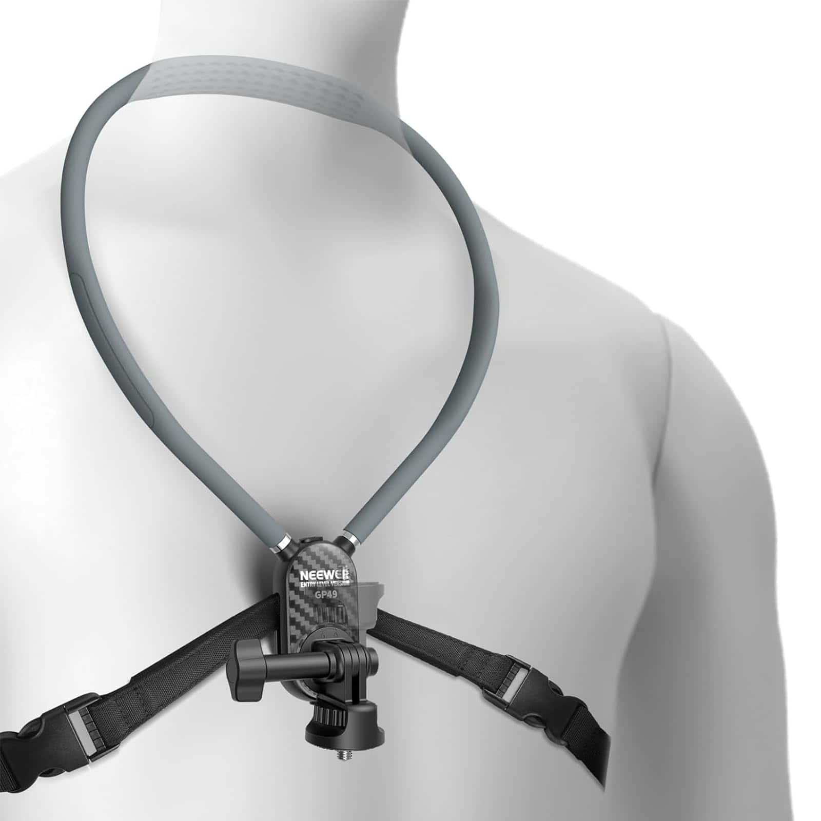 Neewer - Neck Mount for GoPro/DJI/Insta360, Quick Release, Air Cushion, GP49