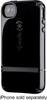 Speck - Candyshell Flip Case for Apple® iPhone® 4 and 4S - Black/Charcoal Gray-Front_Standard