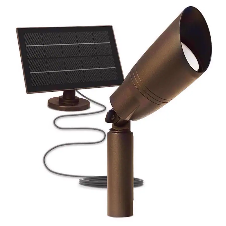 FEIT ELECTRIC Feit OneSync Solar Powered 100 W LED Spot Light Kit 1 pk ...