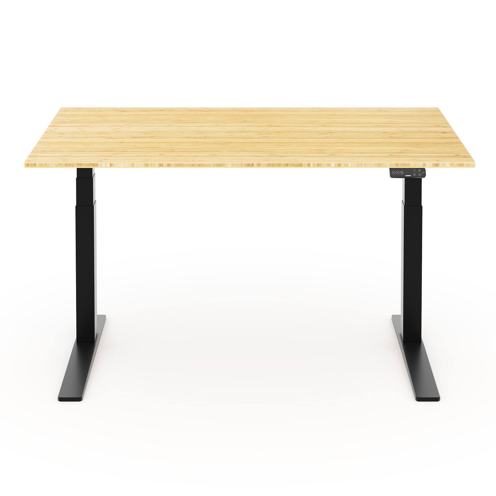 FlexiSpot - E7Pro 60''W Electric Adjustable Standing Desk, /Black - Bamboo