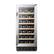 Front. Lanbo - 15 Inch 31 Bottle Built-in or Freestanding Wine Cooler with Digital Temperature Control and Removable Shelves - Black.