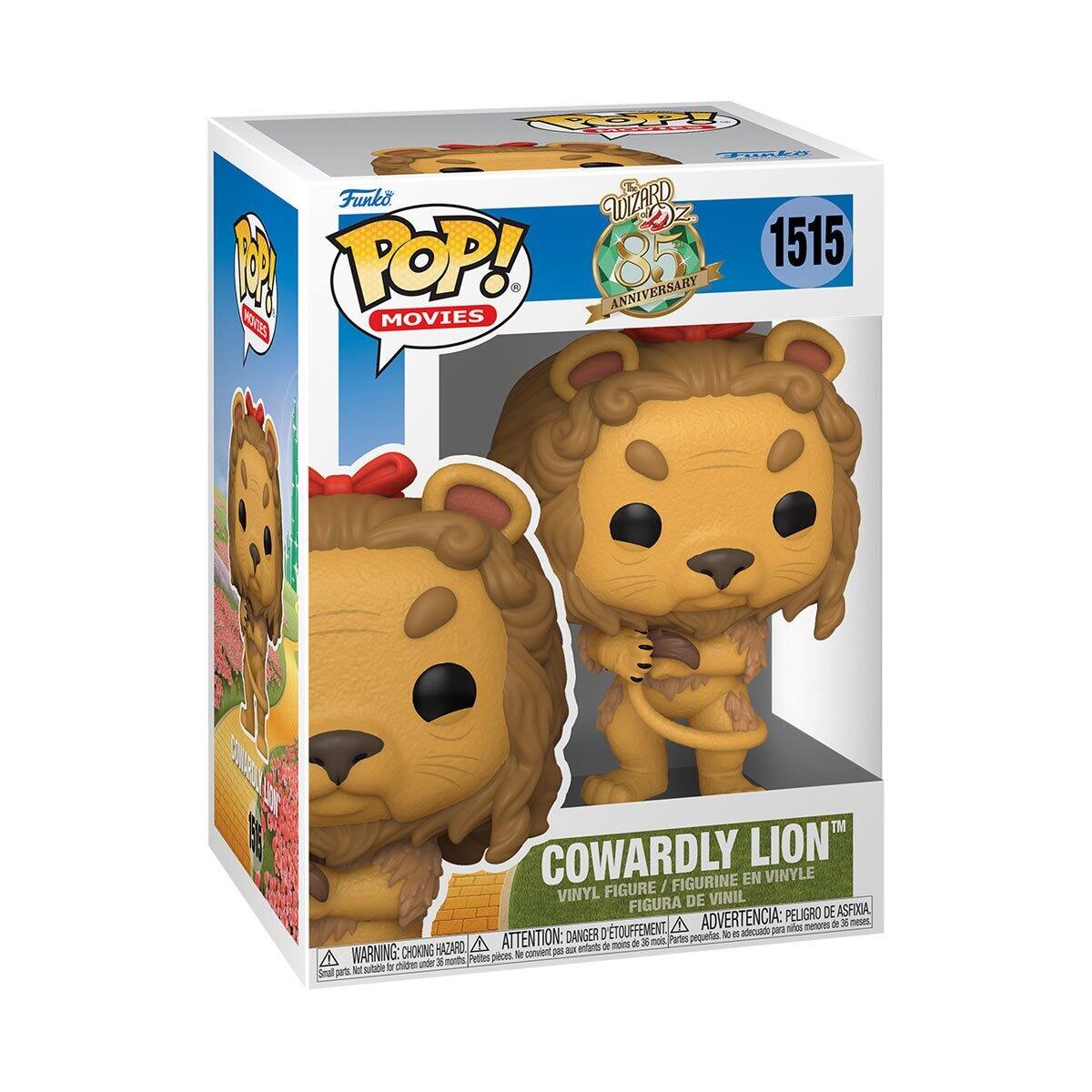 Funko POP! Movies 1515 Cowardly Lion figurine en vinyle / figura de vinil / figurine en vinyle / peligro de aflojada / danger de touffement / advertencia: peligro de aflojada / attention: danger de touffement / peligro de aflojada / warning: choking hazard